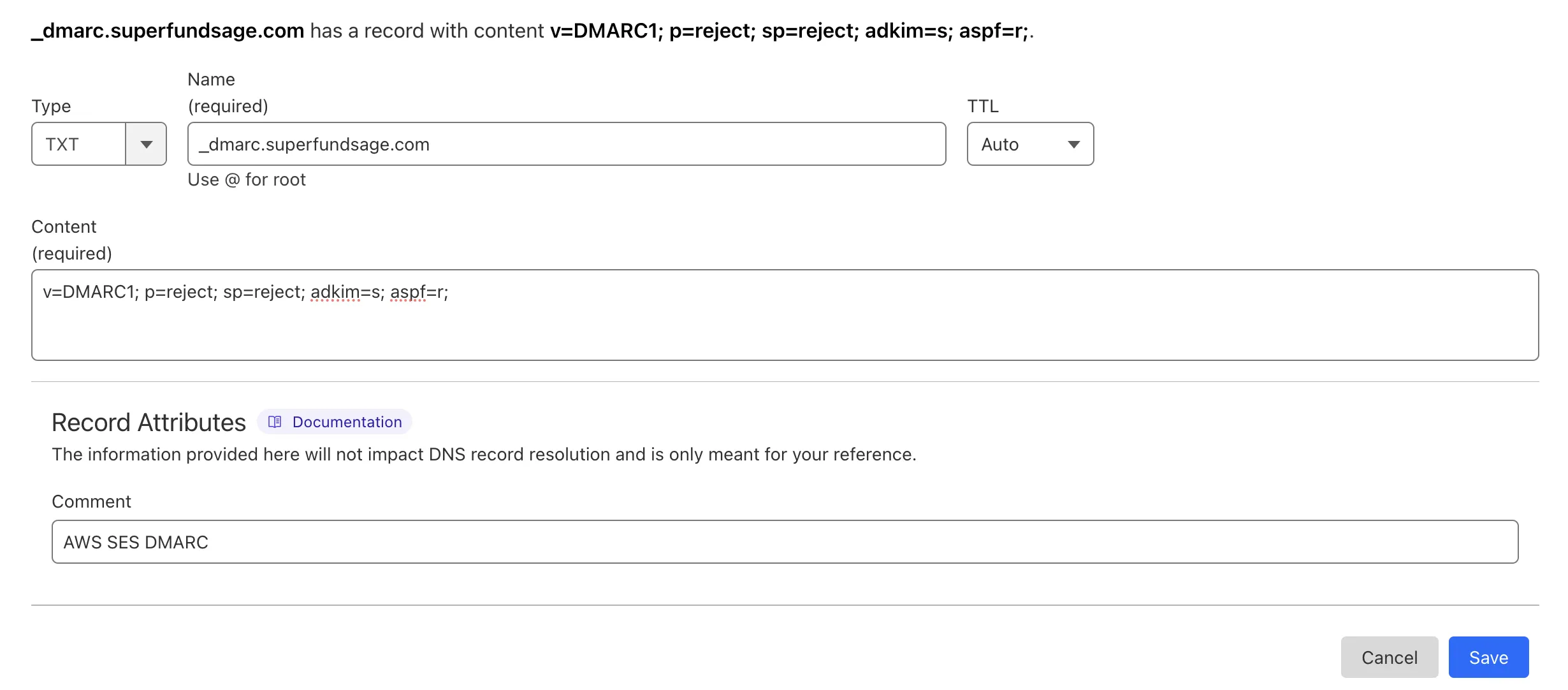 DMARC in Cloudflare